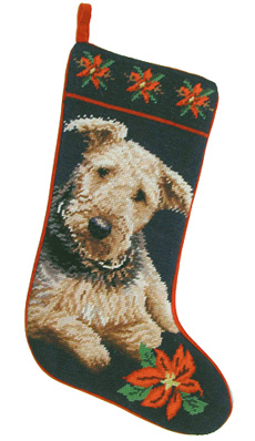 Airedale Terrier Christmas Stockings for Dog Lovers!