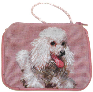 This adorable White Poodle Coin Purse is also great for carrying dog treats for your poodle!