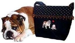 "Kissed By Dogs" Original Doggie Handbags