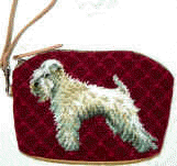 Wheaten Terrier Needlepoint Cosmetic Case
