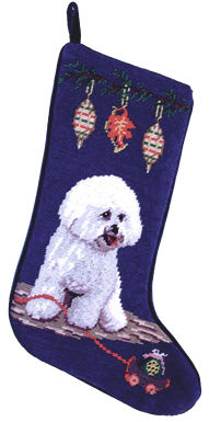 Bichon Frise Christmas Stockings for Dog Lovers!