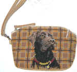 Chocolate Labrador Retriever Cosmetic Bag (1)