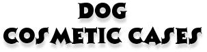 Needlepoint Dog Cosmetic Cases
